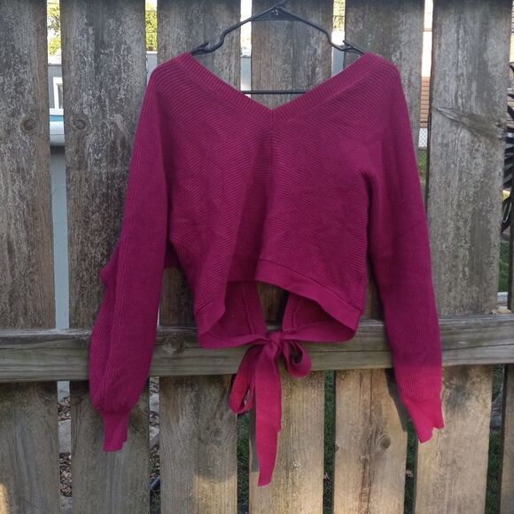 Pink rose medium pink sweater - Picture 3 of 3